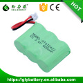 DC 2/3AA NI-MH Rechargeable 3.6V 600mAh Battery Pack